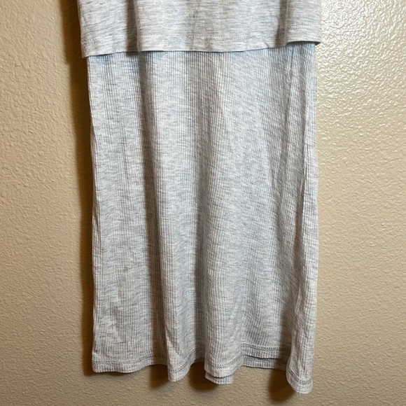 Splendid Gray Tank Casual Neutral Summer Dress - Picture 3 of 11
